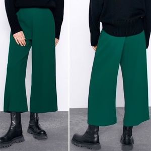 Emerald Green Zara Culottes (L)